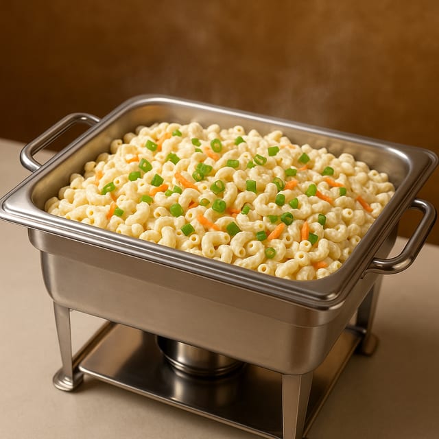Hawaiian Delish Mac Salad – Half Pan (Serves 15).